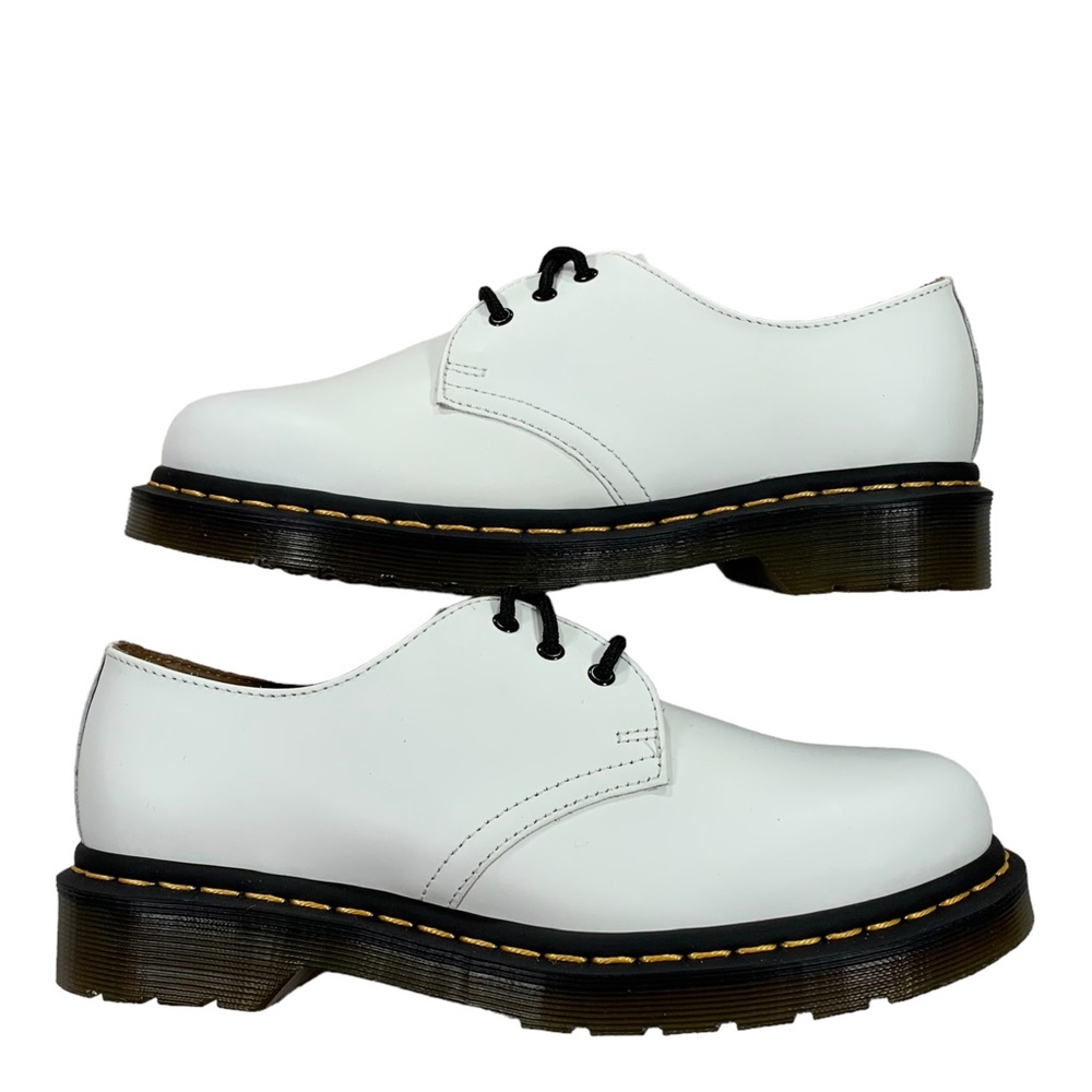 Dr. Martens 1461 Bex White Smooth Leather Low Top Oxford Shoes Size WMS 8 Mens 7